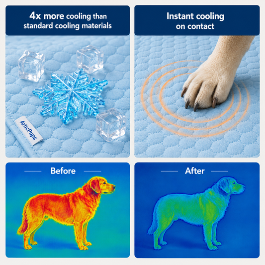 ArticPups™ Ice-Silk Cooling Gel Mat