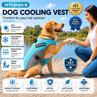 Cooling Vest for Dogs | Prevent Overheating in Seconds