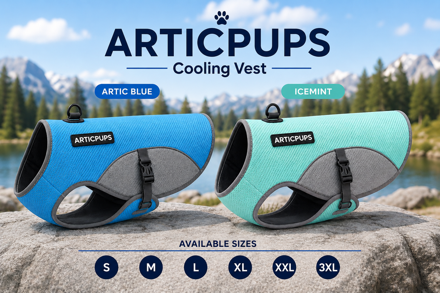 Cooling Vest for Dogs | Prevent Overheating in Seconds
