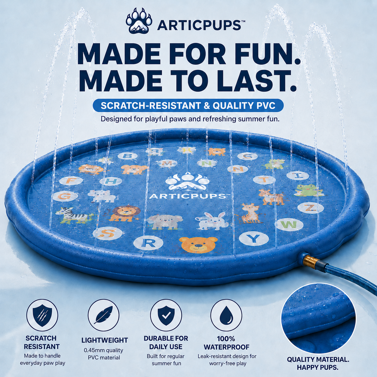 Splash Pad | Summer Water Playground For Dogs