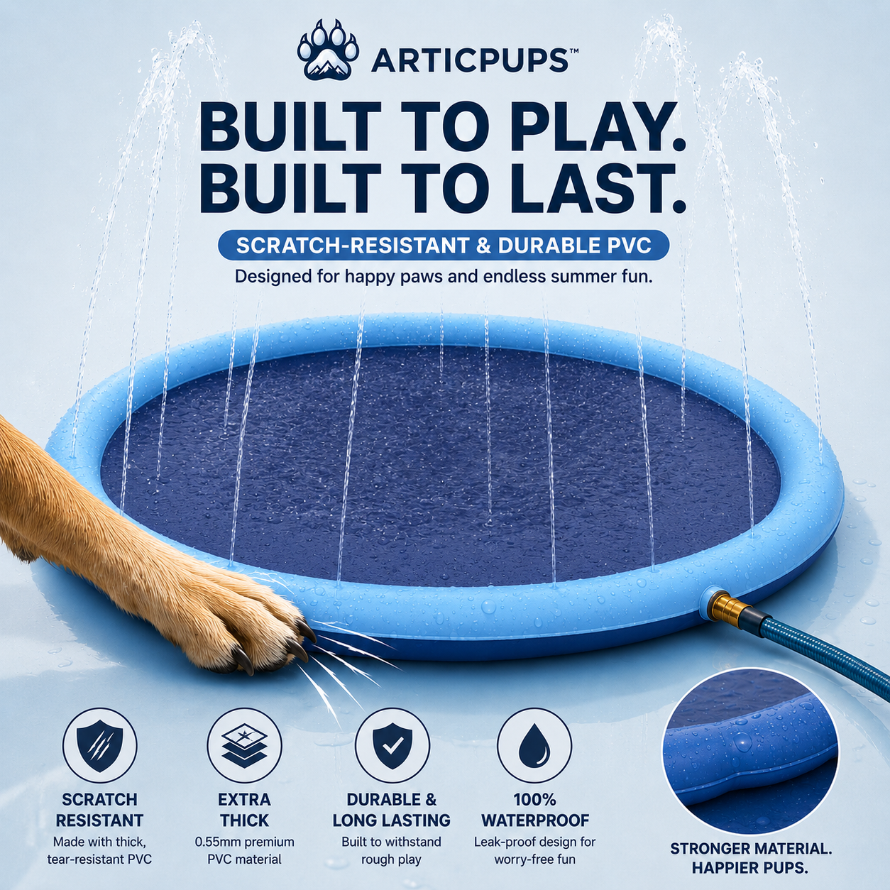 Splash Pad | Summer Water Playground For Dogs